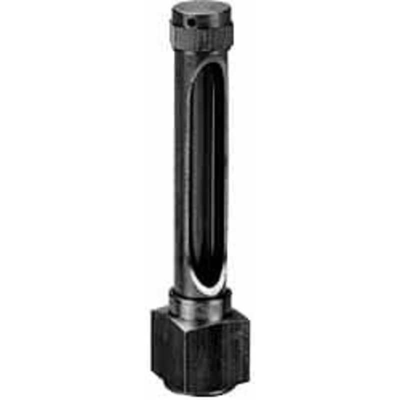 LDI Industries 1-7/8 Inch Long Sight, 3/8 Inch Thread Size, Buna-N Seal Elbow to Female Thread, Vented Oil-Level Indicators and Gauge 3-1/4 Inch Length to Center of Base G403-3 – 56477110