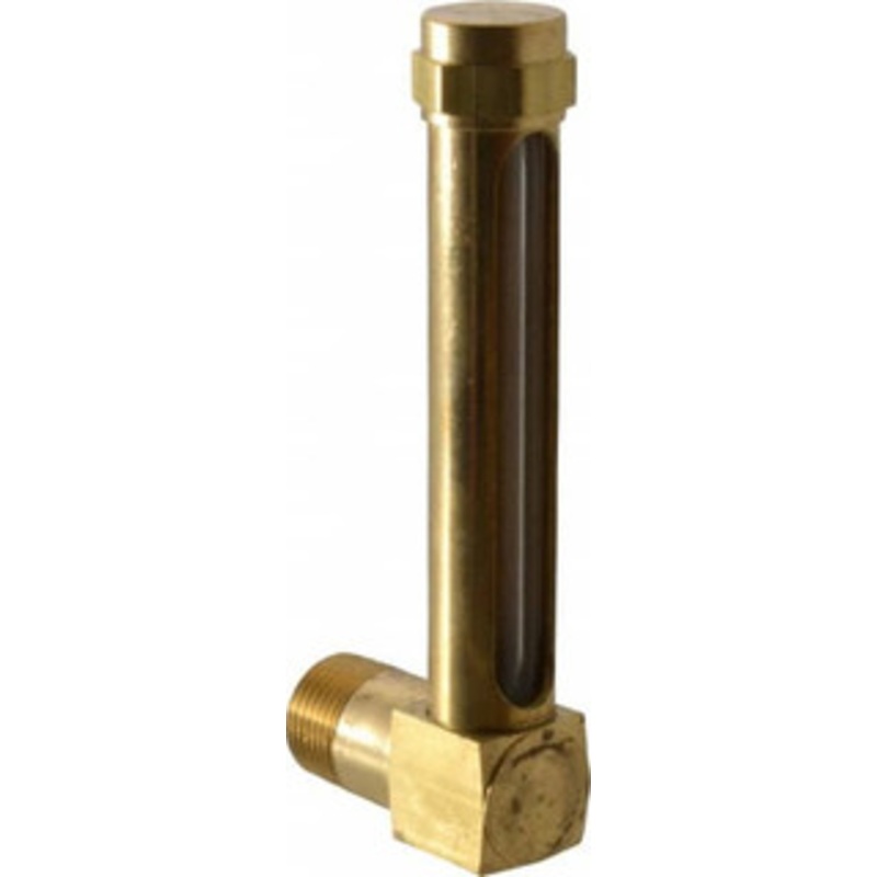 LDI Industries 2-3/4 Inch Long Sight, 3/8 Inch Thread Size, Buna-N Seal Short Elbow, Vented Oil-Level Indicators and Gauge 3-7/8 Inch Length to Center of Base G105-3 – 56476732