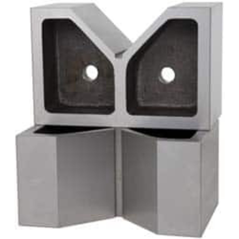 GROZ USA 5 Max Capacity, 90 Angle, Cast Iron V-Block 10 Long x 5 Wide x 6-1/2 High, Sold as Matched Pair VB/C/10 – 01029461
