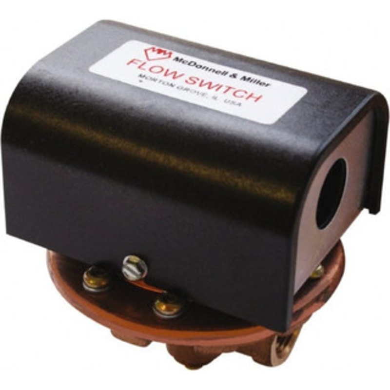 McDonnell & Miller 100 psi, Brass Housing, Adjustable Paddle Flow Switch 0.41 Flow Set Point, 1,863 Flow Point cc/min, 0.41 1.81 GPM, 120/240 Voltage, 1/2 Inch Thread Size 113200 – 31789233
