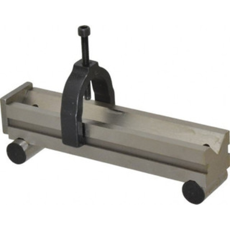 Made in USA 1-1/4 Inch Long x 1-1/4 Inch Wide x 0.0001 Inch Parallelism, Vee Sine Bar Includes Back Plate VSB – 03293578