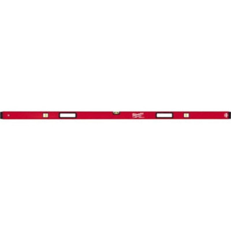 Milwaukee Tool 72 Long 3 Vial Box Beam Level Aluminum, Red, 1 Level & 2 Plumb Vials MLBX72 – 38922290