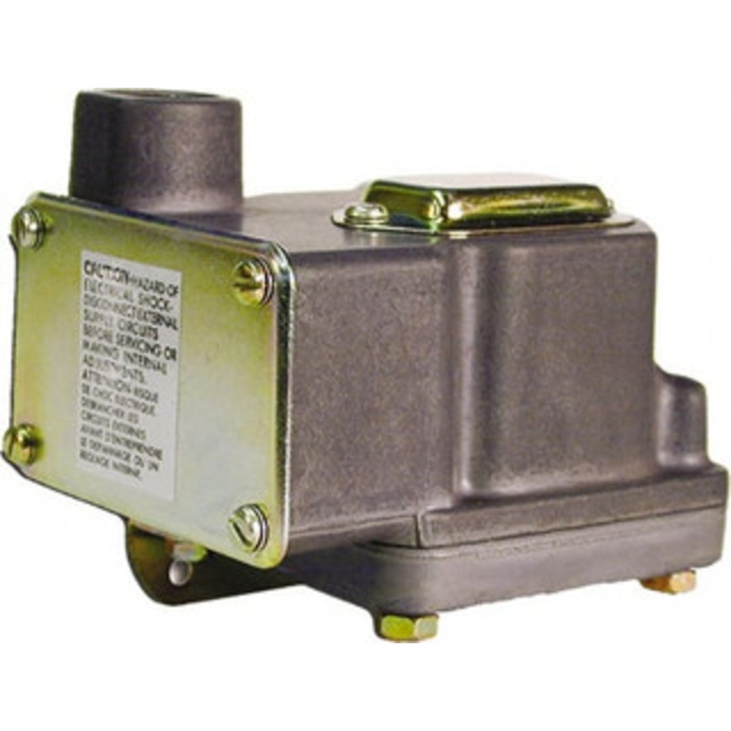Barksdale 0.4 to 18 psi Adjustable Range, 60 Max psi, Diaphragm Pressure Switch 1/4 NPT Female, Screw Terminals, SPDT Contact, 304SS Wetted Parts, 0.5% Repeatability D1T-H18SS – 31035405