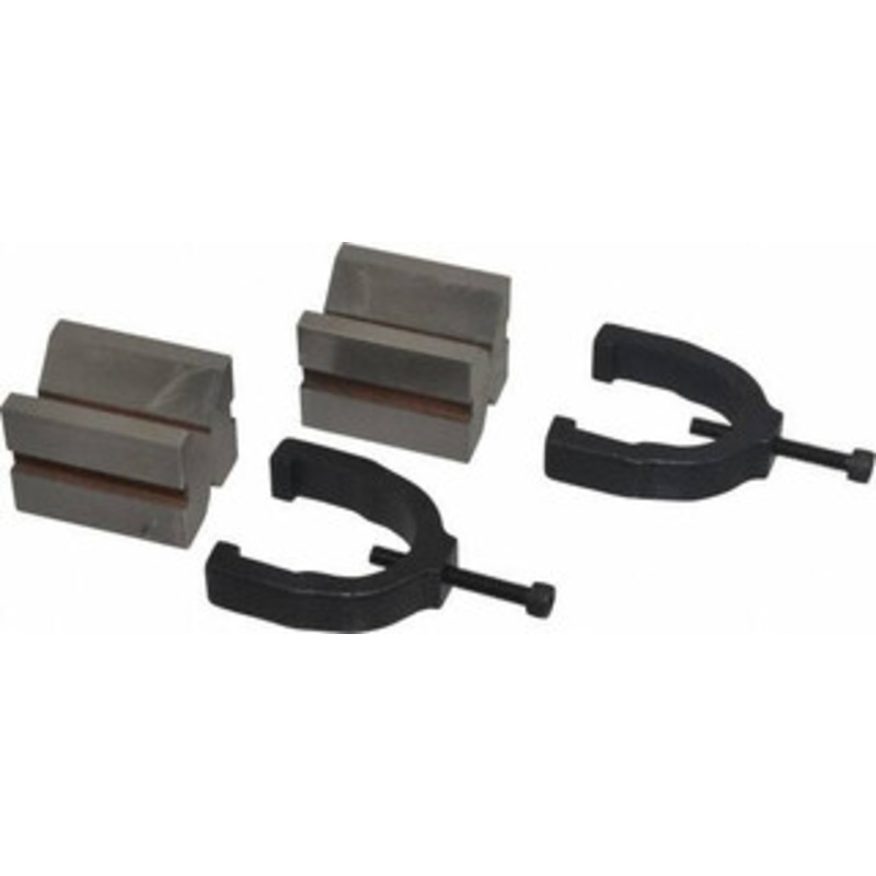 Made in USA 1 Max Capacity, V-Block 1-5/8 Long x 1-1/4 Wide x 1-1/4 High, Sold as Matched Pair VB2 – 03293453
