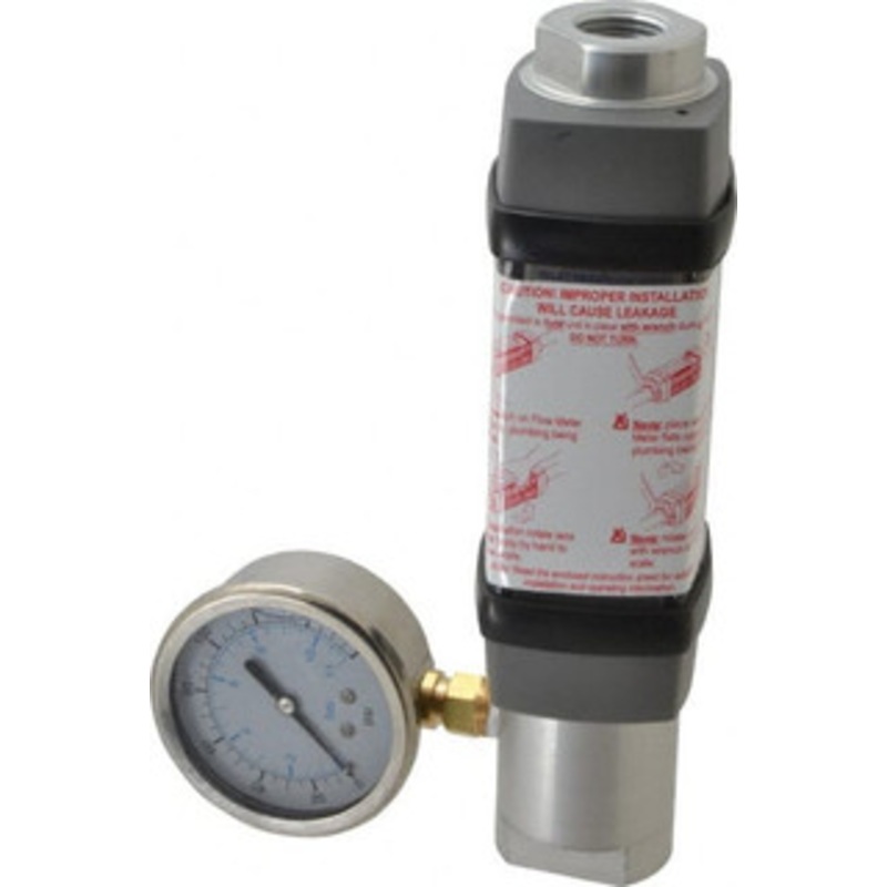 Hedland 1/2 NPTF Port Compressed Air & Gas Flowmeter 600 Max psi, 30 SCFM, Anodized Aluminum H671A-050-EG – 80095466