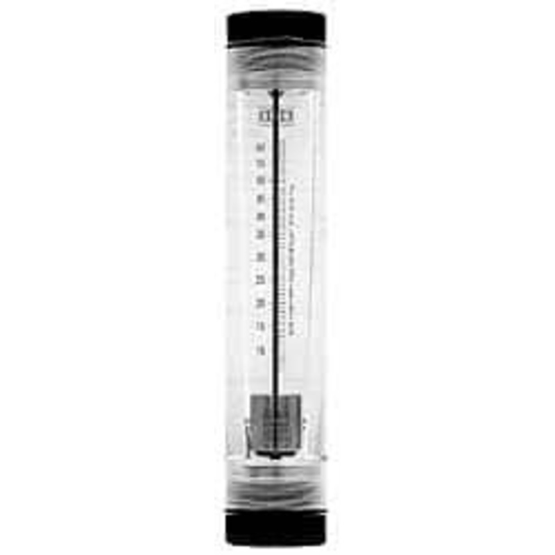 King Instrument 1 FNPT Port Tube Flowmeter 125 Max psi, 10 GPM, Acrylic 7205016131W – 86487014