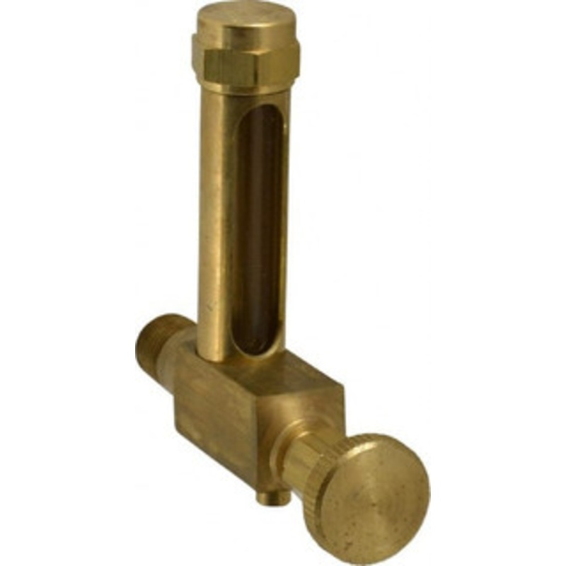 LDI Industries 1-7/8 Inch Long Sight, 1/4 Inch Thread Size, Buna-N Seal Short Elbow With Drain, Vented Oil-Level Indicators and Gauge 2-7/8 Inch Length to Center of Base G803-2 – 56477409