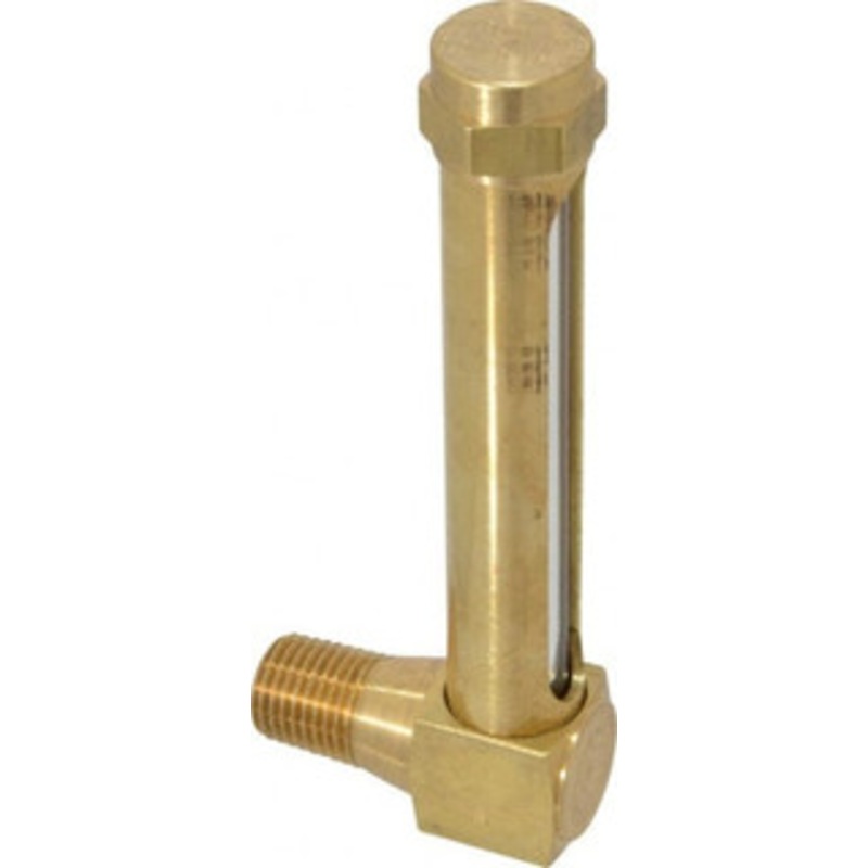 LDI Industries 2-3/4 Inch Long Sight, 1/4 Inch Thread Size, Buna-N Seal Short Elbow, Vented Oil-Level Indicators and Gauge 3-7/8 Inch Length to Center of Base G105-2 – 56476724