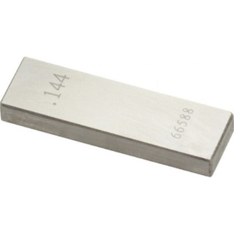 Value Collection 0.144 Rectangular Steel Gage Block Accuracy Grade 0, Includes NIST Traceability Certification 630-21446 – 86283207