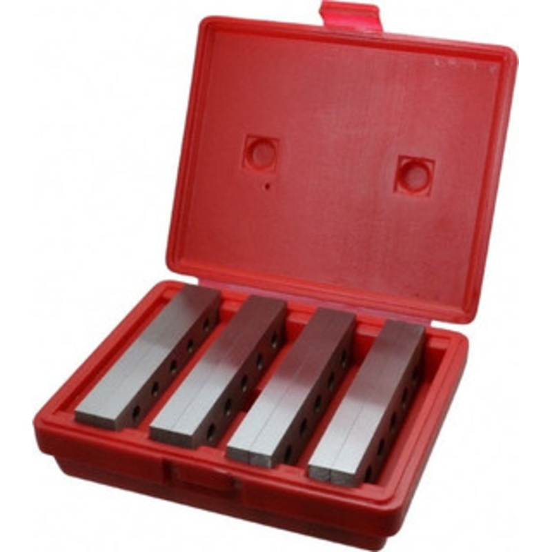 Value Collection 8 Piece, 6 Inch Long Tool Steel Parallel Set 1 to 1-3/4 Inch High, 1/2 to 1/2 Inch Thick, 55-62 RC Hardness, Sold as 4 Pair 637-7036 – 06820575