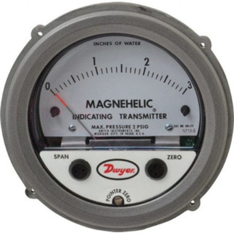 Dwyer Instruments 25 Max psi, Differential Pressure Transmitter with Indication 1/8 Thread 605-3 – 00401257
