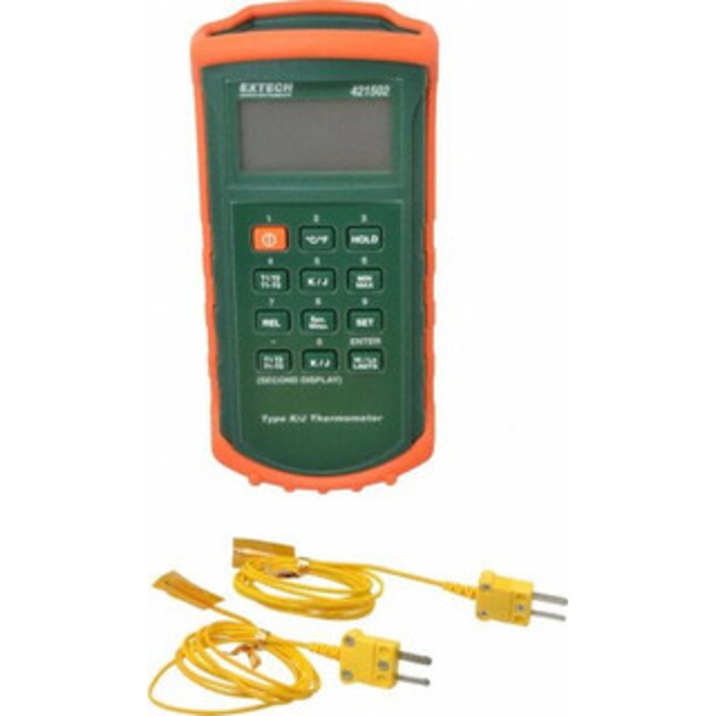 Extech -328 to 2,498F Dual Input Digital Thermometer Digital Display 421502 – 01846344