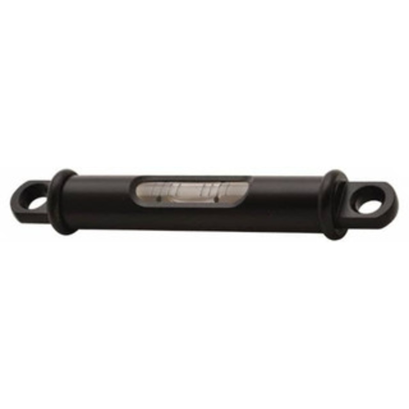 Geier & Bluhm 3-3/4 Inch Long, Horizontal, Brass Tubular and Pocket Level 0.1 Inch Sensitivity, 5/8 Inch High/Diameter, Black Lacquer, 1 Vial 4-3032 – 67944918