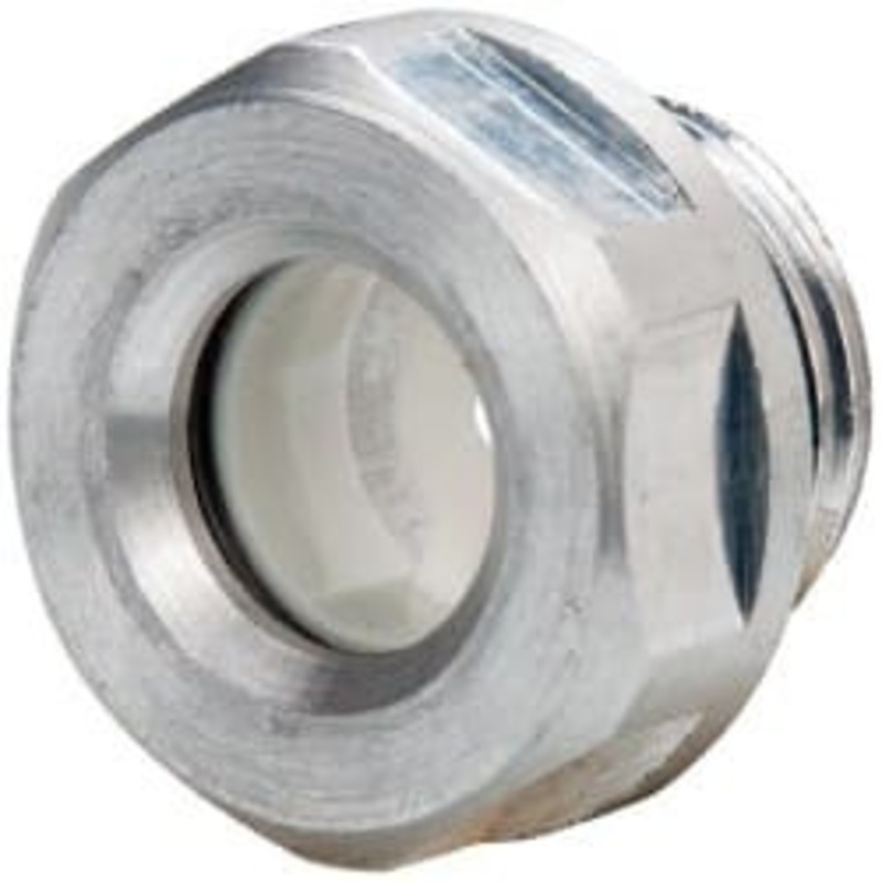 J.W. Winco M16x1.5 Thread, 20mm Distance Across Flats, Aluminum Oil Level Sight Glasses 22mm Flange Diameter, 7.5mm Head Height, 8mm Length Under Head O81/A – 64829252