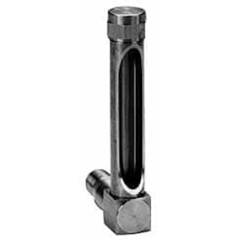 LDI Industries 1-7/8 Inch Long Sight, 1/8 Inch Thread Size, Buna-N Seal Long Elbow, Vented Oil-Level Indicators and Gauge 2-7/8 Inch Length to Center of Base G153-1 – 56476815