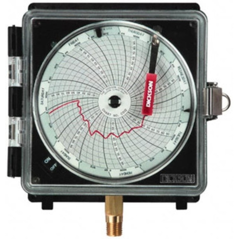 Dickson -22 to 122F, 24 Hour Recording Time Chart Paper 100 PSI, Use with 4 Inch TempTrace Self Contained Temp Recorders C010 – 86484409