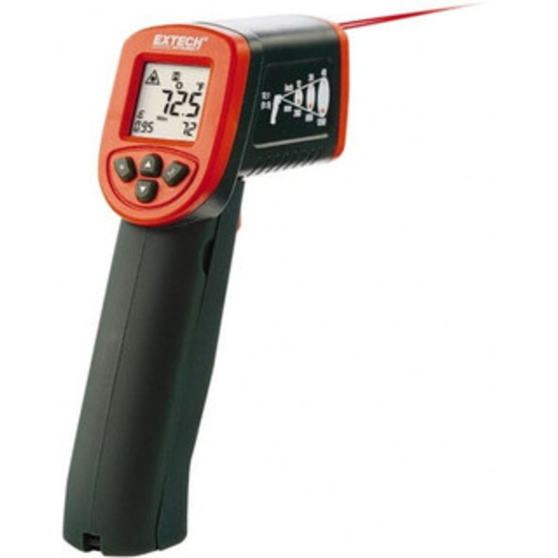 Extech -50 to 600C (-58 to 1,112F) Infrared Thermometer 12:1 Distance to Spot Ratio IR267 – 49282635