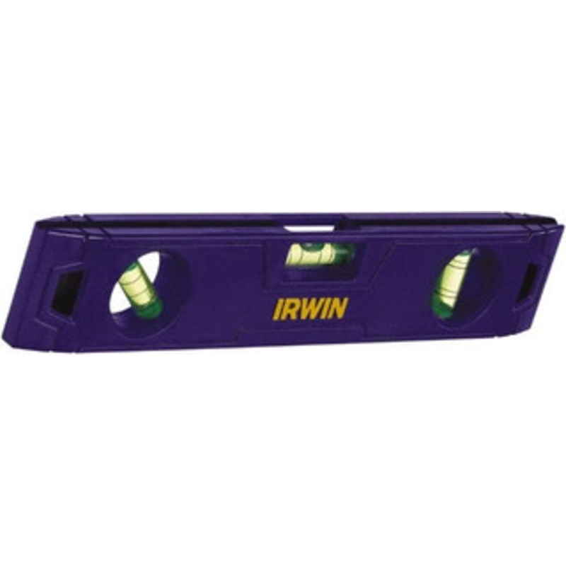 IRWIN Magnetic 9 Long 3 Vial Torpedo Level ABS Plastic, Blue, 1 45, 1 Level & 1 Plumb Vials 1794159 – 52358652
