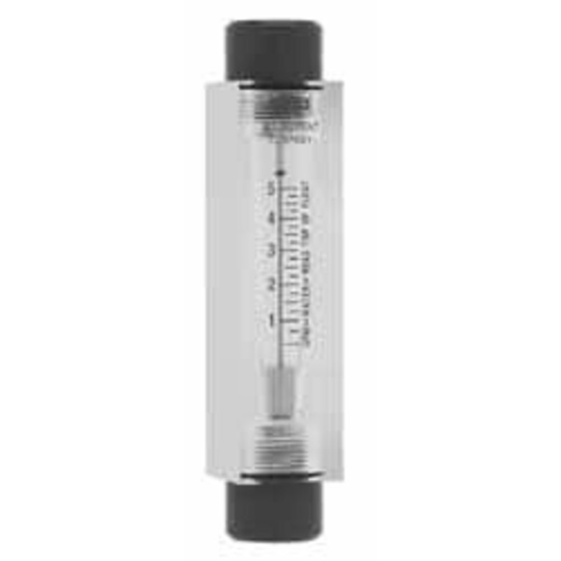 King Instrument 1 FNPT Port Block Style, Inline Flowmeter 125 Max psi, 40 SCFM, Acrylic 7510216A-01 – 86485588