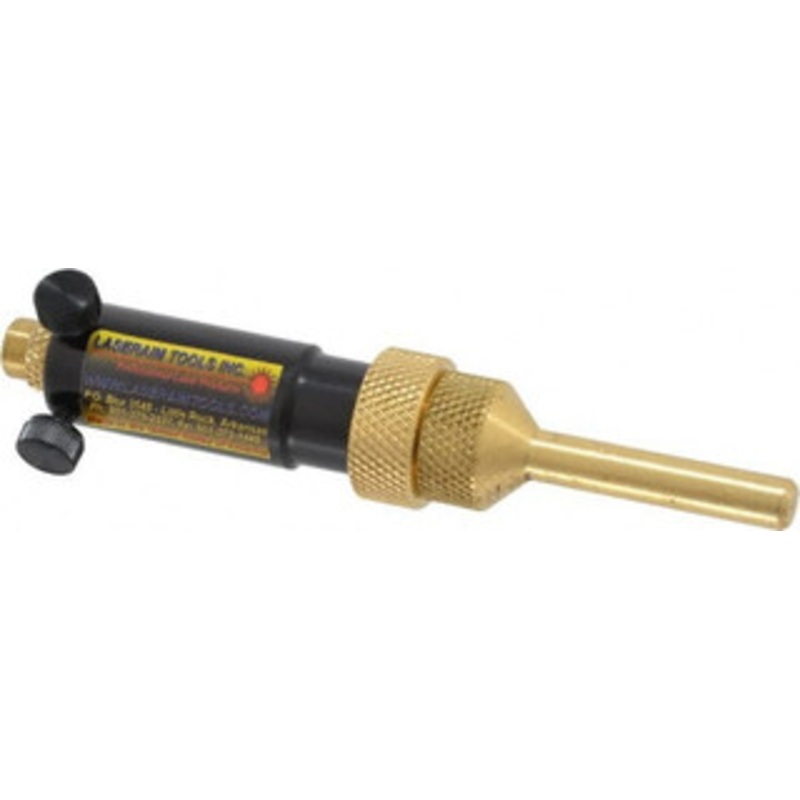 Laseraim 0 to 500′ Spindle Alignment Tool Adjustable Focus, 1/4 Shank Diam, Horizontal & Vertical Red Beam, Battery Not Included LTT5HMSC – 01867126