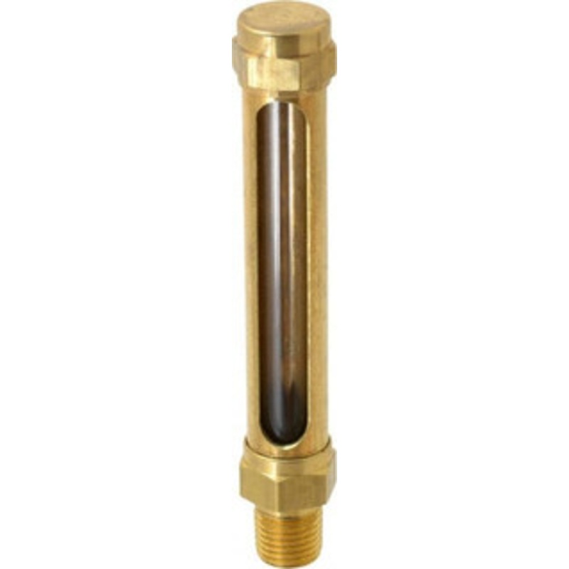 LDI Industries 2-3/4 Inch Long Sight, 1/4 Inch Thread Size, Buna-N Seal Straight to Male Thread, Vented Oil-Level Indicators and Gauge 4-1/2 Inch Length G305-2 – 56476930
