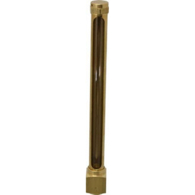 LDI Industries 7-1/2 Inch Long Sight, 1/2 Inch Thread Size, Buna-N Seal Elbow to Female Thread, Vented Oil-Level Indicators and Gauge 9 Inch Length to Center of Base G423-4 – 56477193