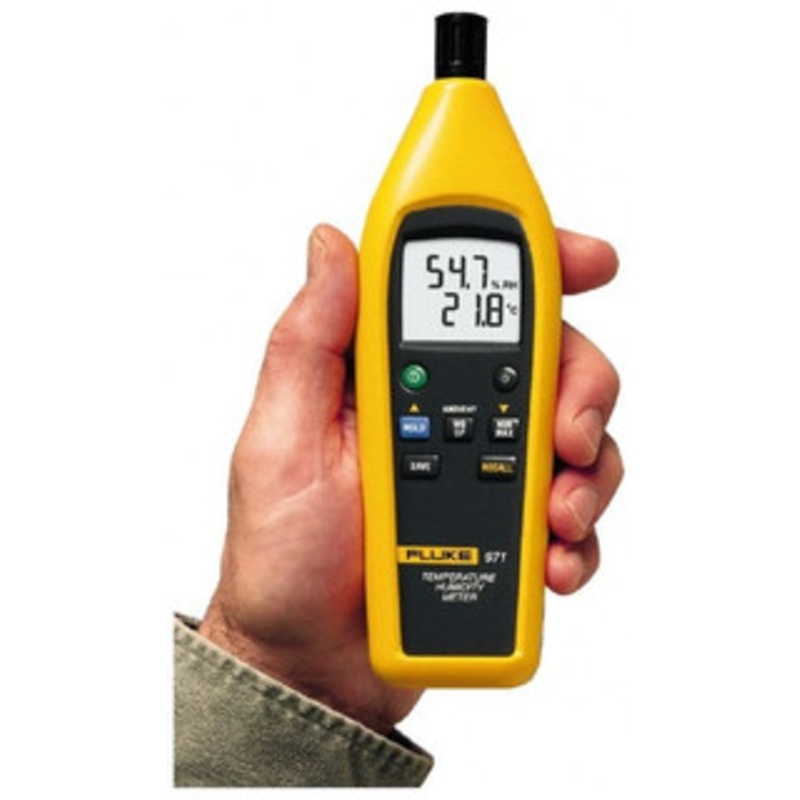 Fluke Thermometer/Hygrometers & Barometers, Type: Thermo-Hygrometer, Minimum Relative Humidity (%): 5, Maximum Relative Humidity (%): 95.00, Minimum Temperature (C): -20, Minimum Temperature (F): -4, Maximum Temperature (C): 60 FLUKE-971 – 91097055