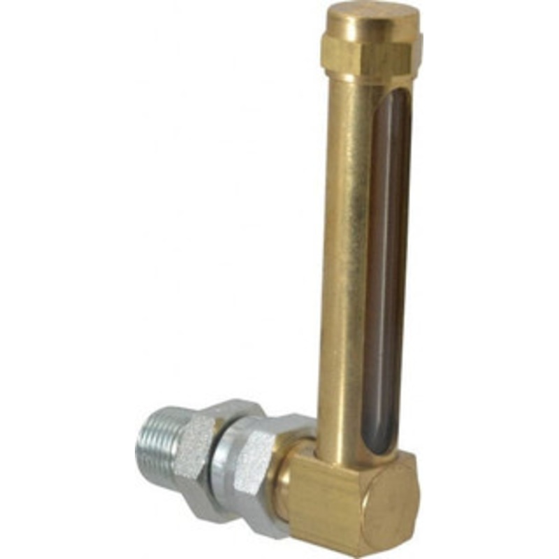 LDI Industries 2-3/4 Inch Long Sight, 3/8 Inch Thread Size, Buna-N Seal Union Coupling, Vented Oil-Level Indicators and Gauge 3-7/8 Inch Length to Center of Base G655-3 – 56477284