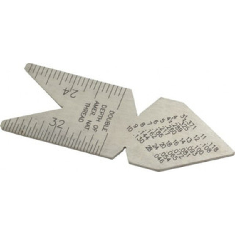 GROZ USA 60 Angle, Stainless Steel Center Gage 1/14 Inch Graduation CG/60 – 06597785