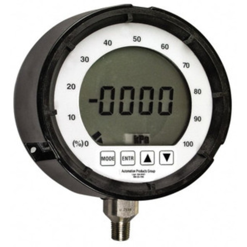 Made in USA 4-1/2 Dial, 1/4 Thread, 0-100 Scale Range, Pressure Gauge Lower Connection, Rear Flange Connection Mount, Accurate to 0.25% of Scale PG10-0100GR – 37029923