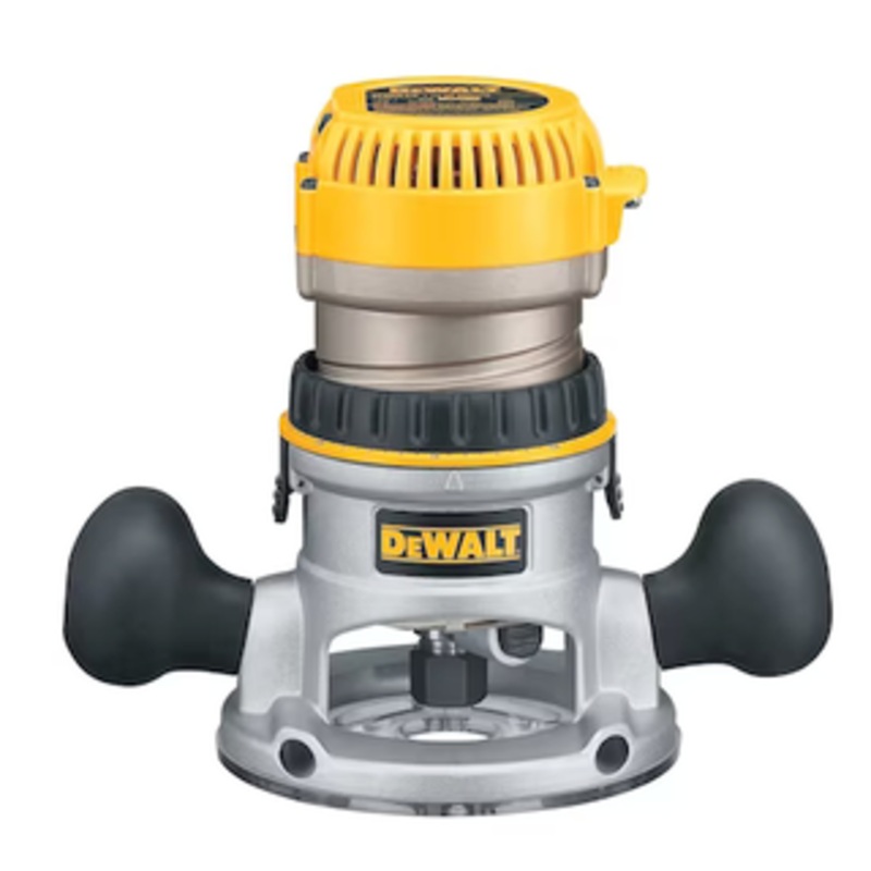 DeWALT EVS Fixed Base Router with Soft Start, 2-1/4 HP (maximum motor HP) – DW618