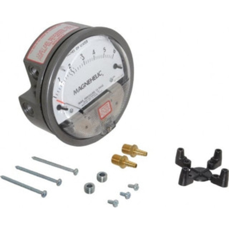 Dwyer Instruments 15 Max psi, 2% Accuracy, NPT Thread Air Filter Kit 1/8 Inch Thread, 6 Inch Water Column, 140F Max 2006 – 00497289