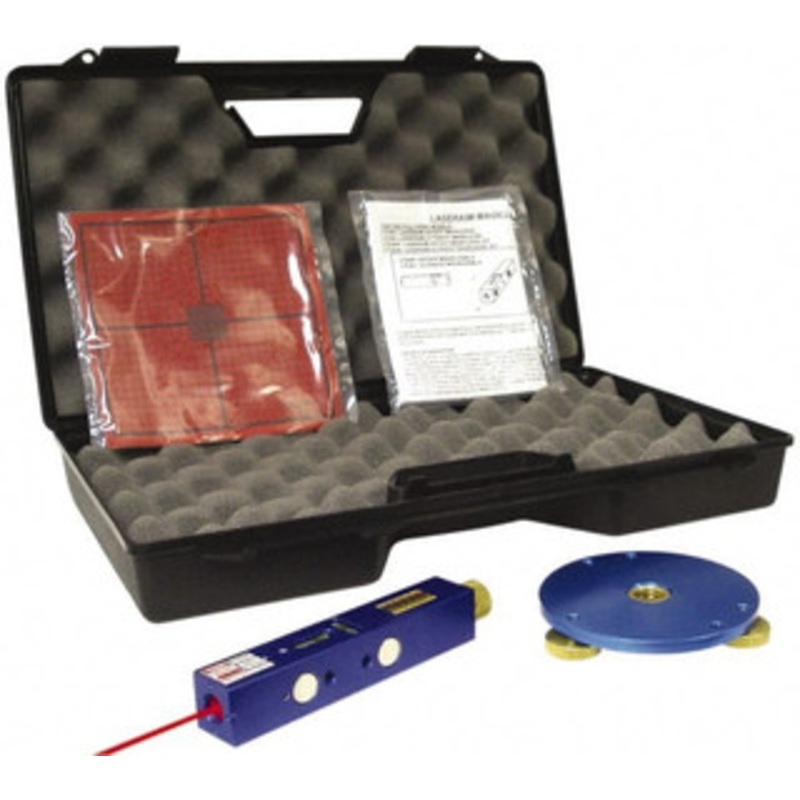 Laseraim 500 Ft. Max Measuring Range, Red Beam Laser Level Kit Includes Carry Case, LTA3 Targets, LTAL1 Tripod Mount and Magic Level LTL6UKMSC – 00325597