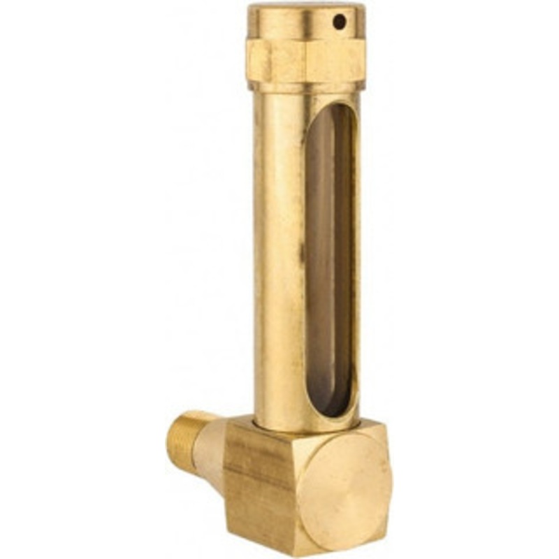 LDI Industries 1-7/8 Inch Long Sight, 1/8 Inch Thread Size, Buna-N Seal Short Elbow, Vented Oil-Level Indicators and Gauge 2-7/8 Inch Length to Center of Base G103-1 – 56476682