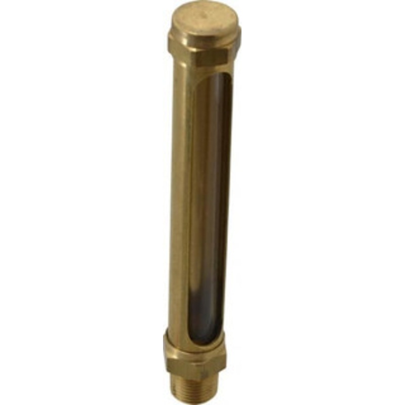 LDI Industries 4-1/4 Inch Long Sight, 3/8 Inch Thread Size, Buna-N Seal Straight to Male Thread, Vented Oil-Level Indicators and Gauge 6 Inch Length G321-3 – 56476989