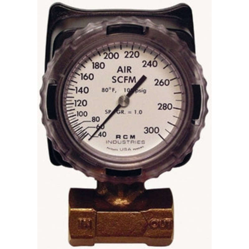 Made in USA 1 NPT Port RCM Industries Flo-Gage Flowmeter 180 Max psi, Bronze 1-71-R-300-I – 86490208