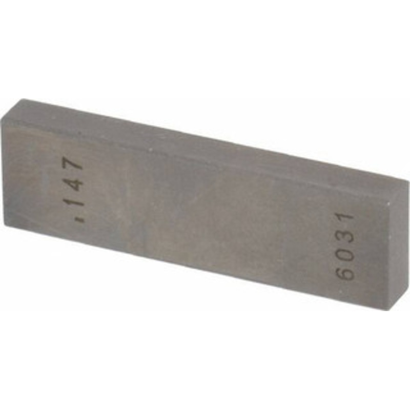 Value Collection 0.147 Rectangular Steel Gage Block Accuracy Grade 0, Includes NIST Traceability Certification 630-21476 – 86283355