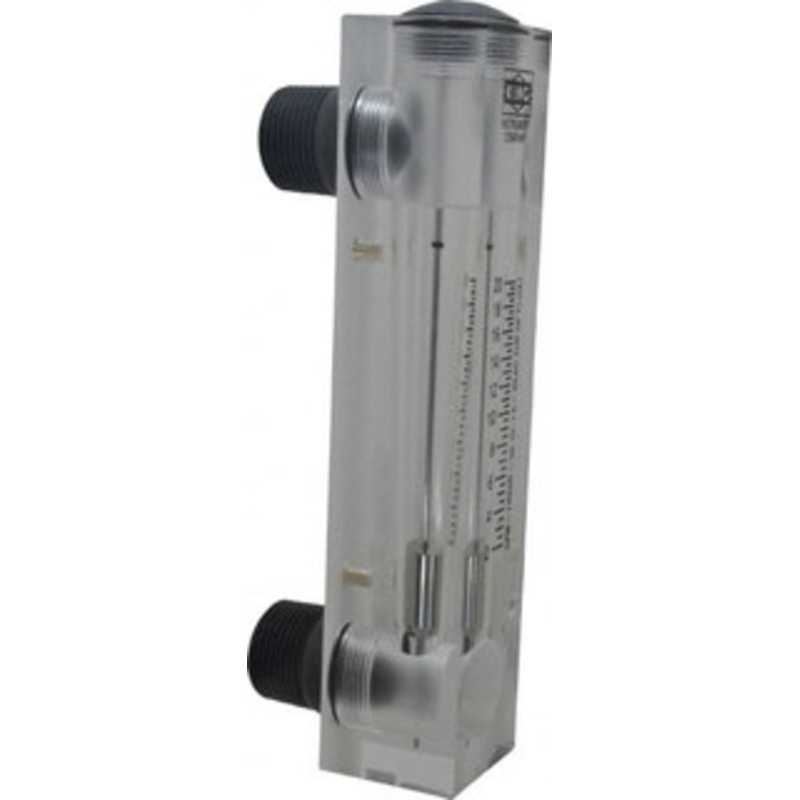 King Instrument 1 M Port Block Style Panel Mount Flowmeter 100 Max psi, 20 GPM, Acrylic 75202106C-06 – 86485935
