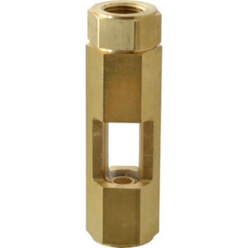 LDI Industries 1/2 Thread, 4-5/8 OAL, Inline Sight Glass & Flow Sight 380 Max psi, 1/2-14 Thread F154 – 56476443