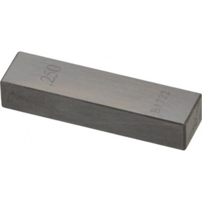 Value Collection 0.25 Rectangular Steel Gage Block Accuracy Grade 0, Includes NIST Traceability Certification 630-23256 – 86284205