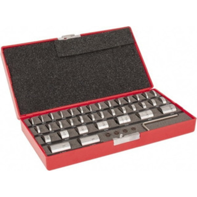 Value Collection 36 Piece, 0.05 to 1, Spacer Block Set Round, 0.0001 Tolerance 630-4050 – 06464051
