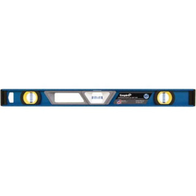 Empire Level Magnetic 24 Long 3 Vial Box Beam Level Metal, Blue, 1 Level & 2 Plumb Vials EM95.24 – 35716927