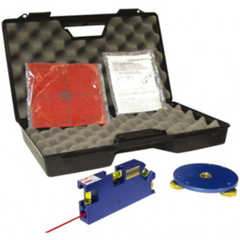 Laseraim 500 Ft. Max Measuring Range, Red Beam Laser Torpedo Level Kit Includes Carry Case, LTAL1 Tripod Mount, LTL3 Tripedo Level and Targets LTL3HKMSC – 01867068