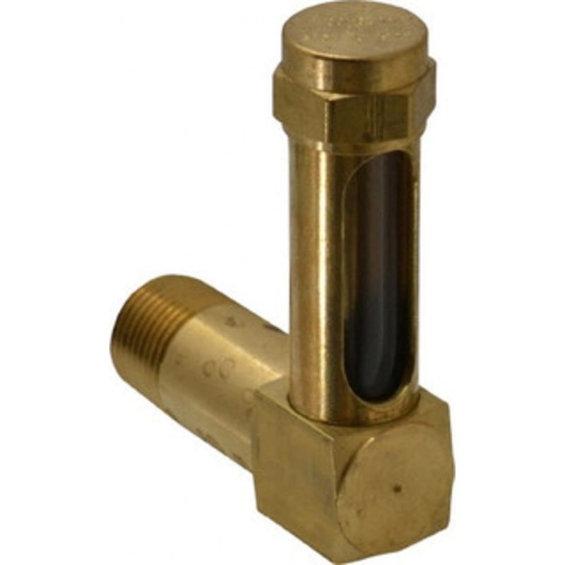 LDI Industries 1-3/8 Inch Long Sight, 3/8 Inch Thread Size, Buna-N Seal Long Elbow, Vented Oil-Level Indicators and Gauge 2-3/8 Inch Length to Center of Base G152-3 – 56476807