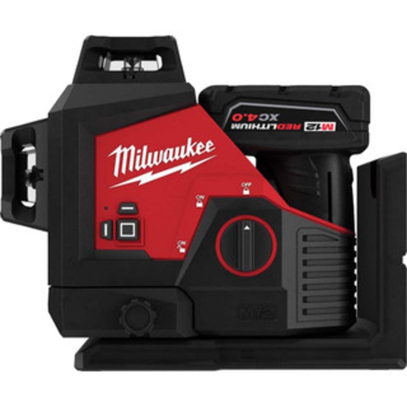 Milwaukee Tool Laser Levels, Level Type: Laser Precision Level, Maximum Measuring Range (Feet): 250, Number of Beams: 3, Beam Color: Green, Accuracy: 0.125 3632-21 – 13881628