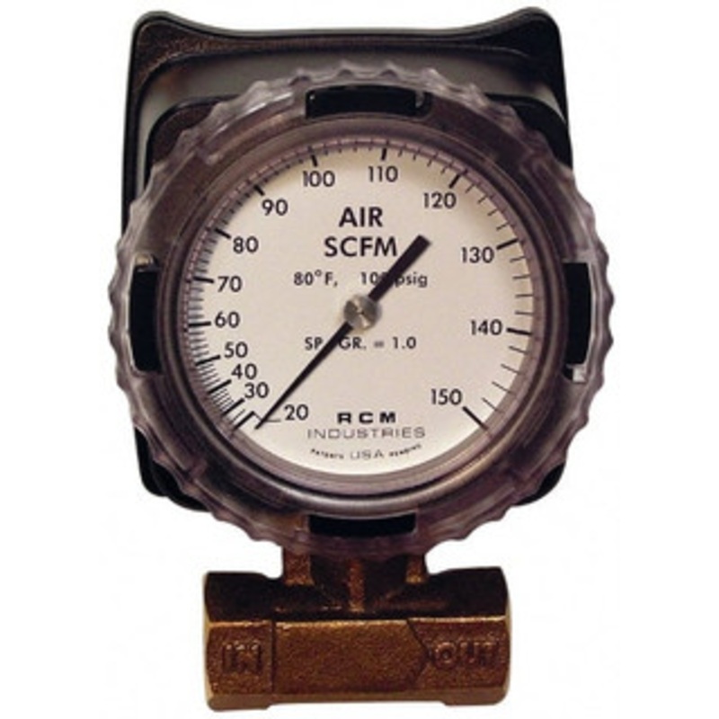 Made in USA 3/4 NPT Port RCM Industries Flo-Gage Flowmeter 180 Max psi, Bronze 3/4-71-R-150-I – 86490190