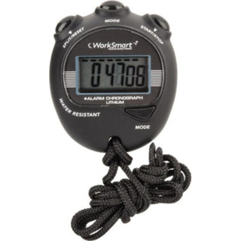 Value Collection Water Resistant Digital Stopwatch CR2032 Battery, Black WS-PE-STOP-001 – 85881936