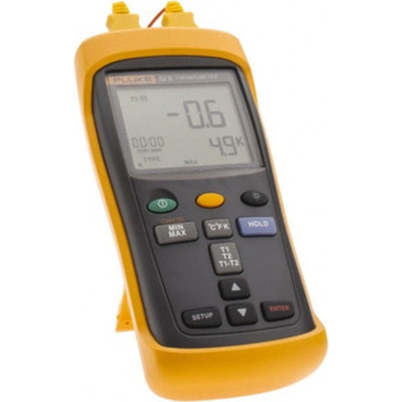 Fluke -210 to 1,600F Industrial Thermometer Digital Display FLUKE-52-2 6 – 02334803