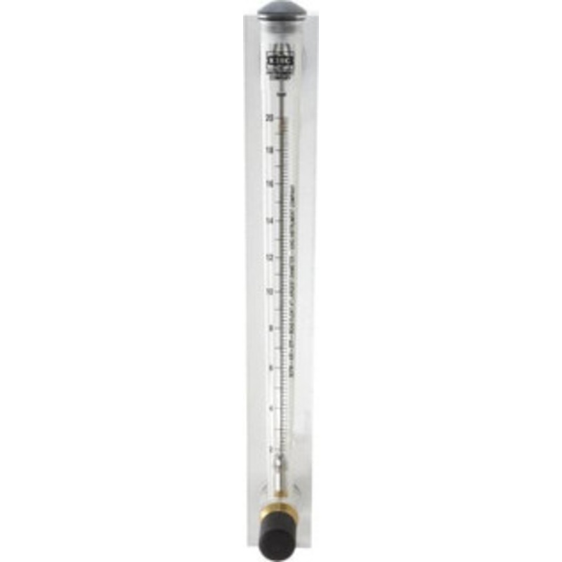 King Instrument 1/2 F Port Block Style, Panel Mount Flowmeter 125 Max psi, 20 SCFM, Acrylic 75302117C-05 – 86485869