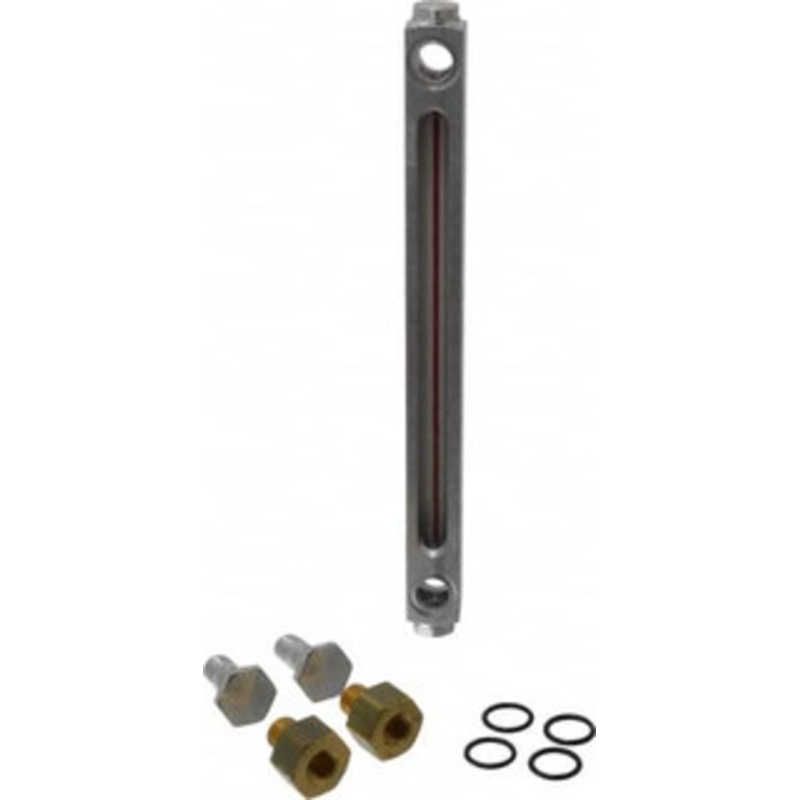LDI Industries 1/2-18 Thread, 7-1/2 Inch Sight Length, 290 Max psi, Closed Circuit Liquid Level Sight Gauge with Pipe Adapter 9 Inch Length to Center of Base, 10-5/8 Inch Overall Length, Buna-N Seal G607-09-A-1-2 – 56477748